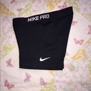 Nike pro spandex shorts